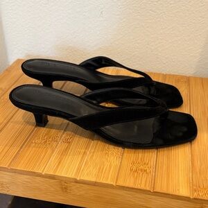 Steve Madden Black Strappy Heels